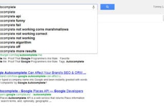 Google Autocomplete