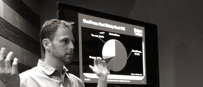 Basics of WordPress, Tommy Landry Presenting to Austin Online Marketing Club