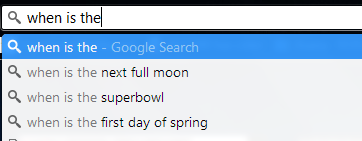 Google Autocomplete: When Is The