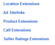 Google AdWords PPC Ad Extensions
