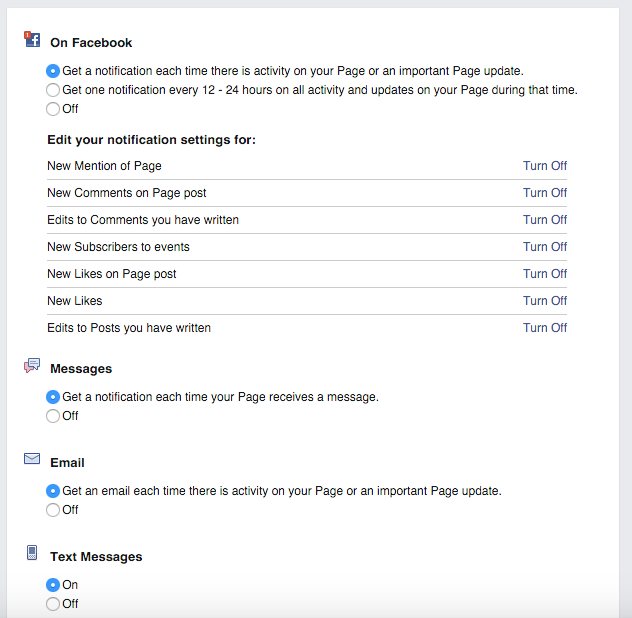 Make Your Own Small Business FB Page Notifications