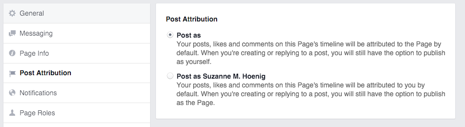 Make Your Own Small Business FB Page Post Attribution