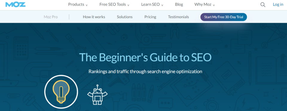 Moz Beginner's Guide to SEO Screenshot